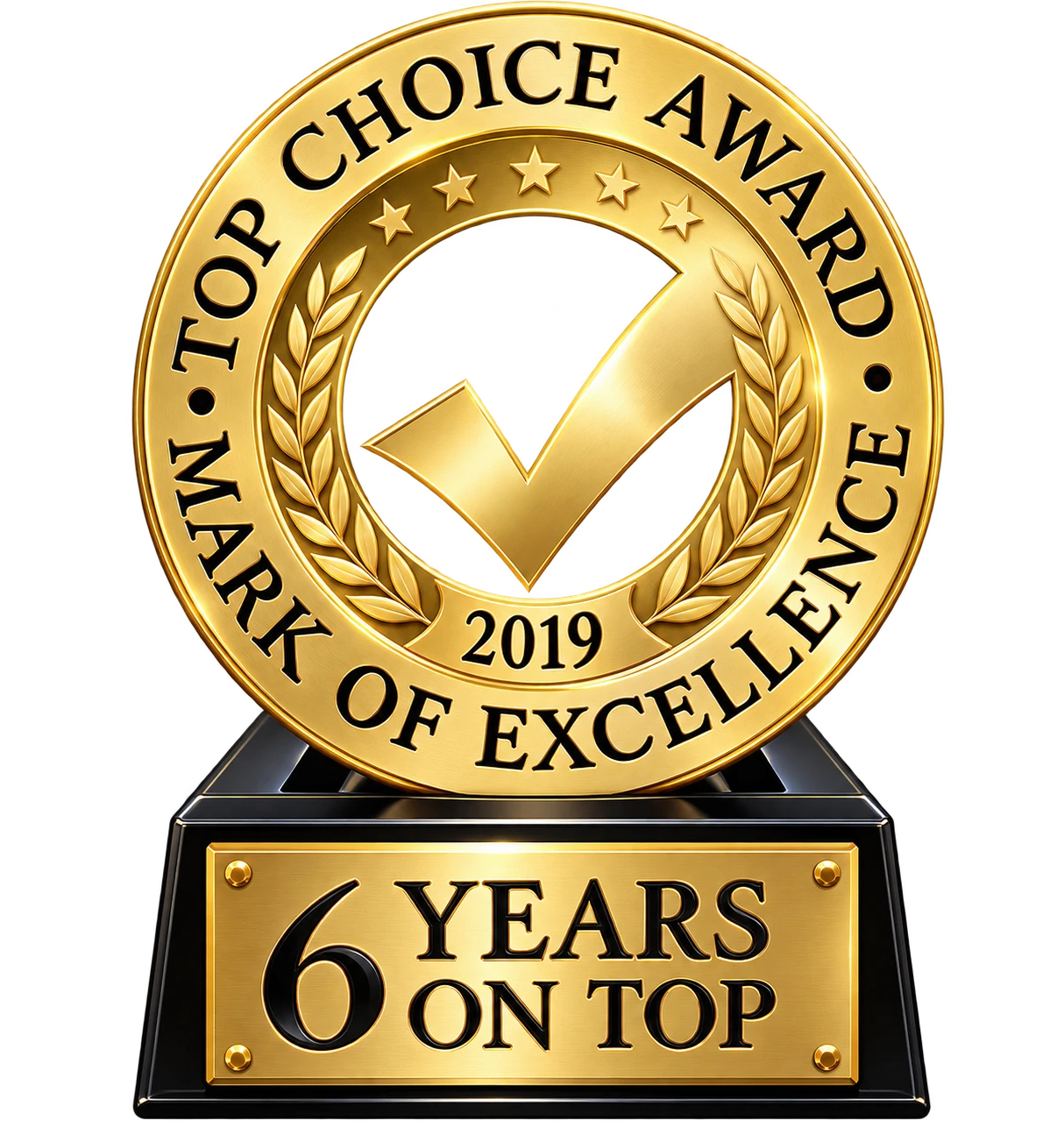 Original Top Choice Award medal