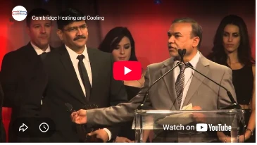 Original Cambridge Heating and Cooling award ceremony screenshot